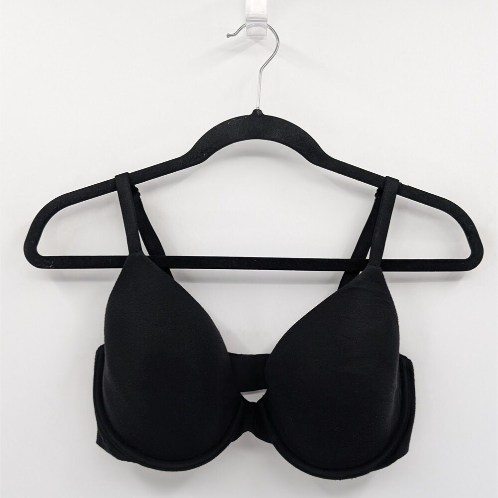 Victoria's Secret Bra Women's 36D Black Modal Blend Demi